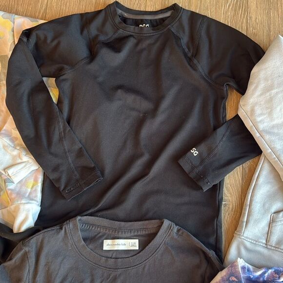 ((6 PIECE)) GIRLS HOODIES AND SHIRTS ADIDAS CHAMPION ABERCROMBIE ETC SIZE SM 7/8 - Picture 6 of 7